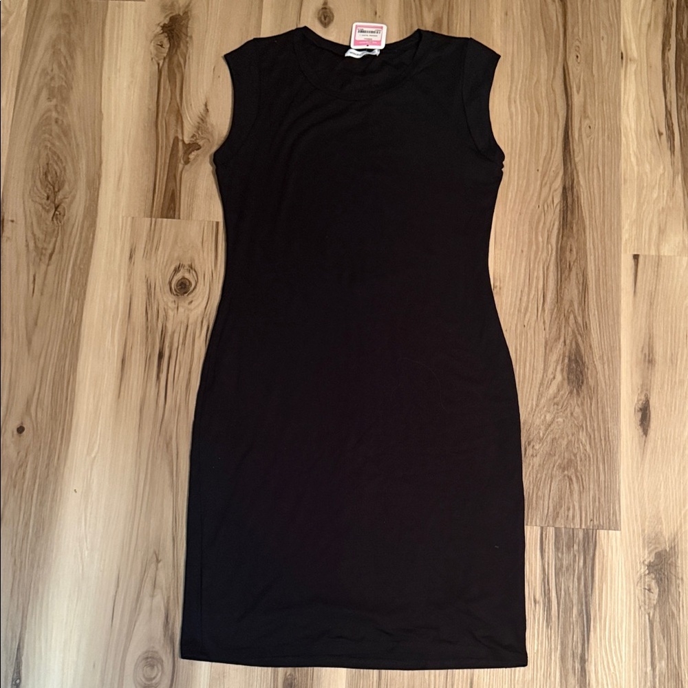 Elegant Black Sleeveless Mini Dress